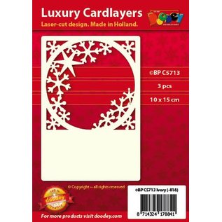 KARTEN und Zubehör / Cards Luxury kort Pad 1Sett med 3 kort, 10 x 15 cm
