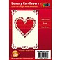 KARTEN und Zubehör / Cards Luxury card layer 1Set with 3 cards, 10 x 15 cm