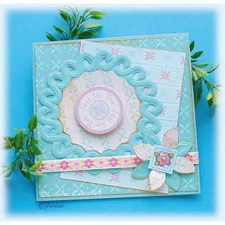 Leane Creatief - Lea'bilities und By Lene Punching and embossing template, leabilities, wreath