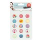 Embellishments / Verzierungen Brads bordados, Happy Days