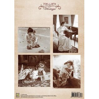 Nellie Snellen Vintage Images - A4 sheet