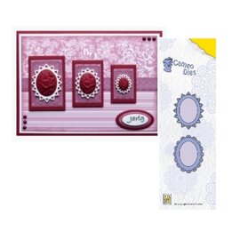 Nellie Snellen Embossing en snijmat, stencil Cameo