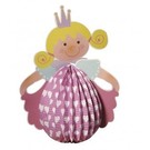 Kinder Bastelsets / Kids Craft Kits Lantaarnset prinses, 20cm ø, 37,5cm incl. Staaf + LED lamp