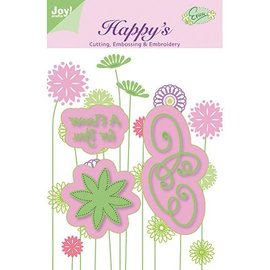 Joy!Crafts / Jeanine´s Art, Hobby Solutions Dies /  prick stansning og prægning stencil og broderi