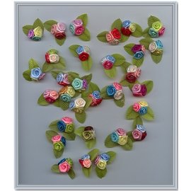 Embellishments / Verzierungen 10 Mini Trio buketter