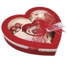 Objekten zum Dekorieren / objects for decorating Sorting box heart, 27x26x5cm, with window, with 5 compartments