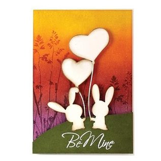Penny Black Cutting and embossing stencils, Bunny Love