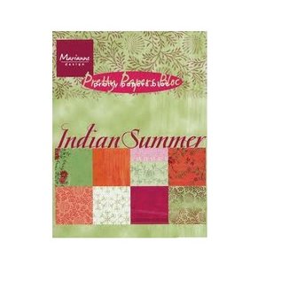 Marianne Design Papeles bonitas, A5, Indian Summer, 32 hojas, 4 x 8 motivos