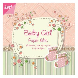 Joy!Crafts / Jeanine´s Art, Hobby Solutions Dies /  Paper block, 15x15cm, Baby Girl