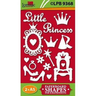 Embellishments / Verzierungen Chip boards, Litle Princess