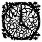 Dutch DooBaDoo Mask Stencil Clock, design, 300 x 300mm