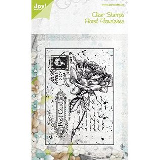 Joy!Crafts / Jeanine´s Art, Hobby Solutions Dies /  Gennemsigtige frimærker, steg på et postkort