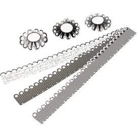 Komplett Sets / Kits Craft Kit: material set for 6 pcs rosettes, D: 8 cm, 160 g - Copy