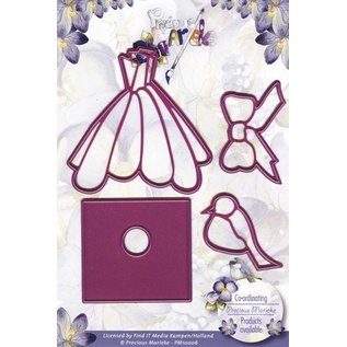 Precious Marieke Stampaggio e goffratura stencil, Precious Marieke, Set di 4 modelli