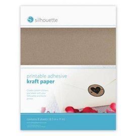 Silhouette NOUVELLE ici dans la boutique: papier kraft imprimable pour Silhouette Cameo