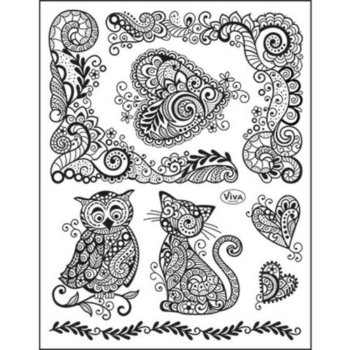 VIVA DEKOR (MY PAPERWORLD) Transparant stempel, 14 x18 cm VIVA DEKOR (MY PAPERWORLD) Transparant stempel, 14 x18 cm