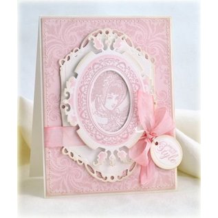 Spellbinders und Rayher Punch - e goffratura stencil, Marchi Nestabilities decorativa Twenty-Eight