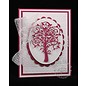 Spellbinders und Rayher Perforación - y emboss.templ, plantilla metálica Árbol caprichoso