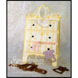 Spellbinders und Rayher Snij en embossing mall, metalen stencil Mirror