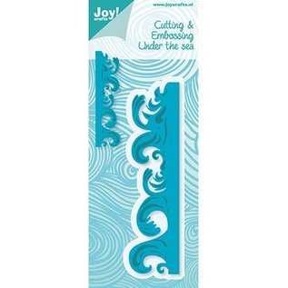 Joy!Crafts / Jeanine´s Art, Hobby Solutions Dies /  Ponsen - en embossing folder: Borduur met golven
