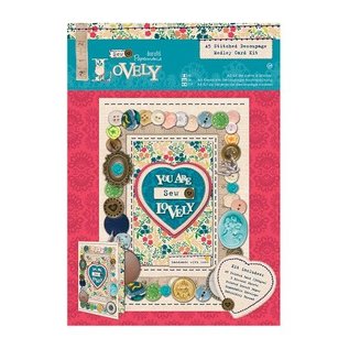 Docrafts / Papermania / Urban Cucito: A5 Decoupage Carta Kit Medley-Sew Bella