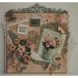 Joy!Crafts / Jeanine´s Art, Hobby Solutions Dies /  BASTELTIPP: punching and pre - template, top frame and 3 corners