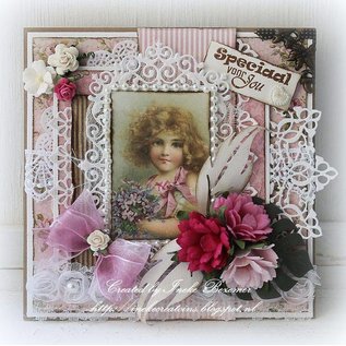 Joy!Crafts / Jeanine´s Art, Hobby Solutions Dies /  BASTELTIPP: punching and pre - template, top frame and 3 corners