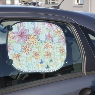 Kinder Bastelsets / Kids Craft Kits Å dekorere lett å male med Stoffmalstift, - 2 solskjerm for bilen