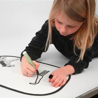 Kinder Bastelsets / Kids Craft Kits 2 Sonnenblende für das Auto - mit Stoffmalstift leicht zu bemalen, zu dekorieren