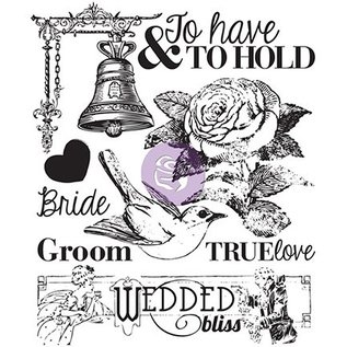 Prima Marketing und Petaloo Clear stamps mariage