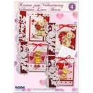 BASTELSETS / CRAFT KITS Complete Craft Kit, cards for different occasions "love bears"