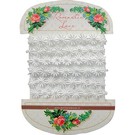 DEKOBAND / RIBBONS / RUBANS ... very pretty romantic lace - romantic lace flowers