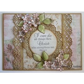 Spellbinders und Rayher Punch - e goffratura stencil SET