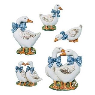 Modellieren Geese, 7-12cm, 5 pcs., Material requirements 400 g,