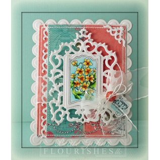 Spellbinders und Rayher Metal mal Samantha Walker, antikk ramme og Accents