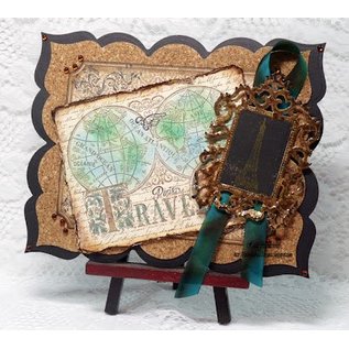 Spellbinders und Rayher Metallschablone Samantha Walker, Antique Frame and Accents