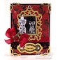 Spellbinders und Rayher Metal template Samantha Walker, Antique Frame and Accents