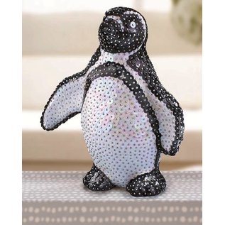 Objekten zum Dekorieren / objects for decorating 1 styrofoam form, Penguin standing, 180 mm