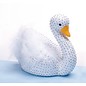 Objekten zum Dekorieren / objects for decorating 1 styrofoam form, swan big, 12 x 17 cm