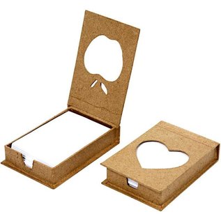 Objekten zum Dekorieren / objects for decorating Sticky note holder, størrelse 10x7x2,5 cm