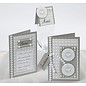 KARTEN und Zubehör / Cards Afmeting kaart 10,5 x15 cm, 10 Set-keuze: goud, zilver of crème kleur