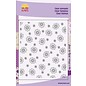 Stempel / Stamp: Transparent Background with heart flowers Flower, 8x16cm