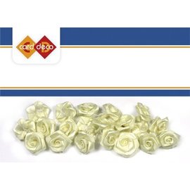 Embellishments / Verzierungen 20 witte rozen