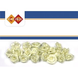 Embellishments / Verzierungen 20 roses blanches