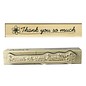 Stempel / Stamp: Holz / Wood "Congratulations"