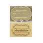 Stempel / Stamp: Holz / Wood "Invitasjon"