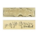 Stempel / Stamp: Holz / Wood Anita `s - legno inglese timbro testo