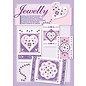 Komplett Sets / Kits Craft Kit, set Jewelly floreale, brillanti bellissimi carte con adesivo