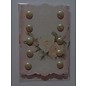 Embellishments / Verzierungen Cream colored glitter Brands