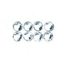 Swarovski crystal beads to iron on, 3 mm, tab-blister 20 pc, crystal